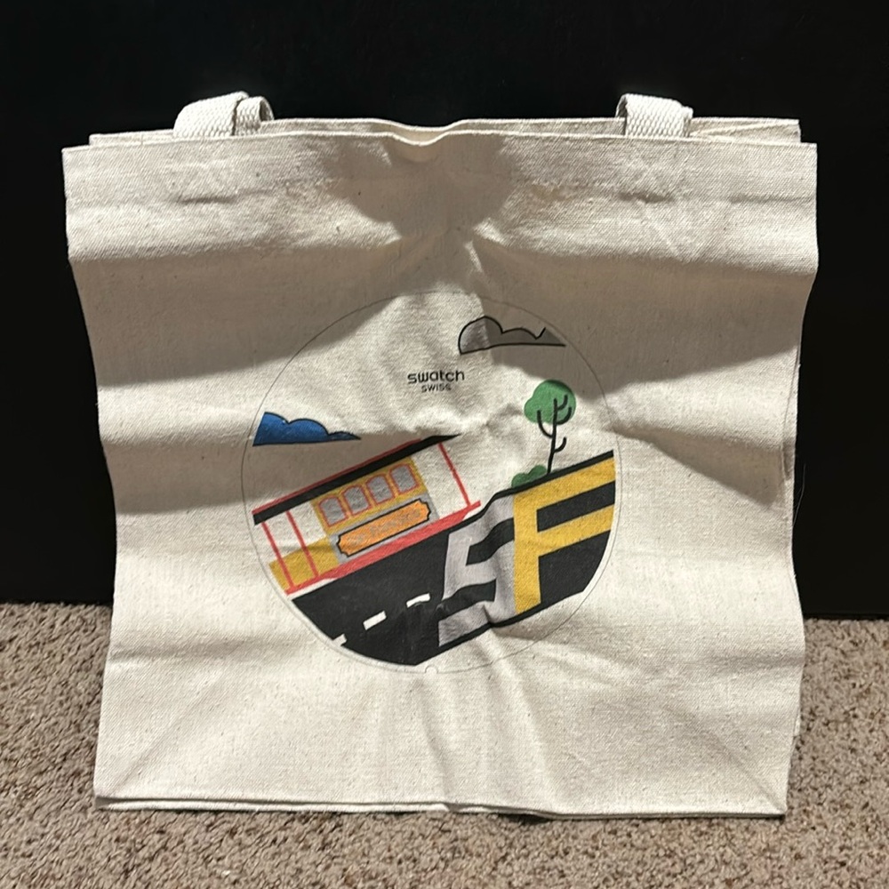 NEW Swatch Greetings from San Francisco Tote Bag